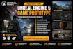 do level design 3d game environment, ue5 prototype unreal engine blueprint
