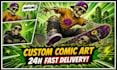 draw amazing comic illustration