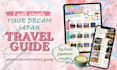 design a personalized japan travel guide PDF