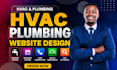 design hvac, plumbing, electrician website in wordpress