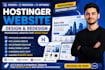 develop hostinger website redesign hostinger SEO ecommerce landing page expert