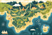 design a unique vector map, realistic or fantasy