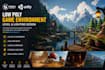 create low poly 3d game environments, level design, and lighting in ue5