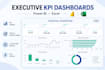 build executive KPI dashboards in power bi and excel