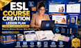 create esl lesson plans course curriculum workbook slides and online course