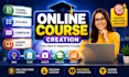 online course content syllabus curriculum online course creation lesson plan
