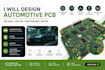 design automotive pcb layout and develop embedded firmware