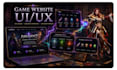 design a professional esports or gaming community website