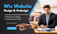 redesign desgin your wix, wix studio website,  wix landing page