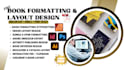do professional book formatting typesetting and KDP layout design