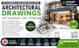 draw UK loft conversion, hmo conversions, rear extension and building regs plans