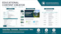 create lesson plans, curriculum, course content and slides