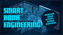 design smart home engineering drawing with cabling and rack layout scene control