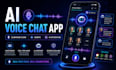 develop voice chat app, ai voicechat app, clubhouse voice chat app development