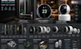 design 3d smart lock, home iot thermostats camera rendering consumer electronics