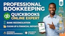 be your professional bookkeeper and quickbooks expert