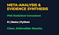 perform meta analysis for systematic reviews using r and stata