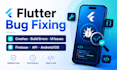 fix flutter bugs, crashes, build errors and UI issues