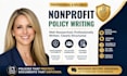 write nonprofit policy volunteer handbook and safeguarding document