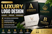 design a luxury logo and brand identity