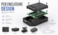 design custom pcb enclosure electronics pcb casing 3d printable product casing