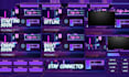 create custom stream overlay animated twitch overlay twitch graphics