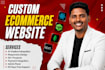do custom ecommerce website with full stack development