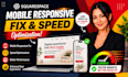 fix squarespace mobile responsive issues, squarespace website speed optimization