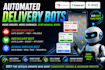 develop automated doordash bot, instacart bot, spark driver bot for orders