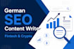 write SEO optimized german fintech and crypto content