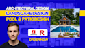 do landscape design, backyard, frontyard, garden, patio, pool as an architect