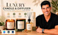 do luxury candle packaging, candle label, diffuser packaging, soy candle label