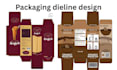 design custom packaging , dieline, box design