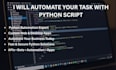 develop python bots, automation tools, web and desktop apps