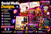 design scroll stopping social media posts