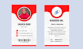 design professional corporate and student identity card