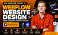 create webflow website, figma to webflow, webflow cms, API integration website