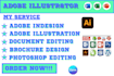 do adobe illustrator,vector tracing,adobe photoshop,graphics design,flyer design