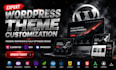 customize wordpress theme and design elementor woocommerce website