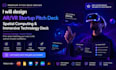 design ar VR startup pitch deck spatial computing immersive technology deck