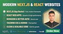 create responsive react next js web app using tailwind