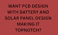 do pcb with battery solar panel