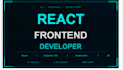build a modern ai powered react portfolio website for developers