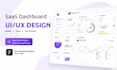 do design saas dashboard UI UX web app in figma