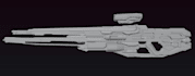 do 3d modelling of a gun model