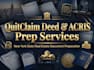 prepare ny quit claim deed and acris transfer documents fast