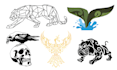 create a custom professional tribal tattoo design