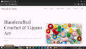 design a premium handmade art ecommerce website