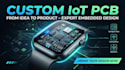 build custom bluetooth le nrf52840 pcb for iot wearable devices