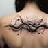 custom an abstract black tattoo design